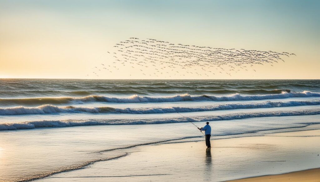 Can you fish on the beach in Ocean City?