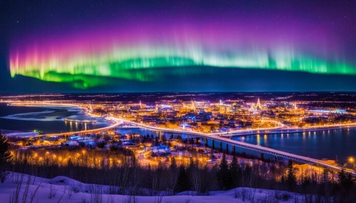 Can you see the Northern Lights from Duluth?