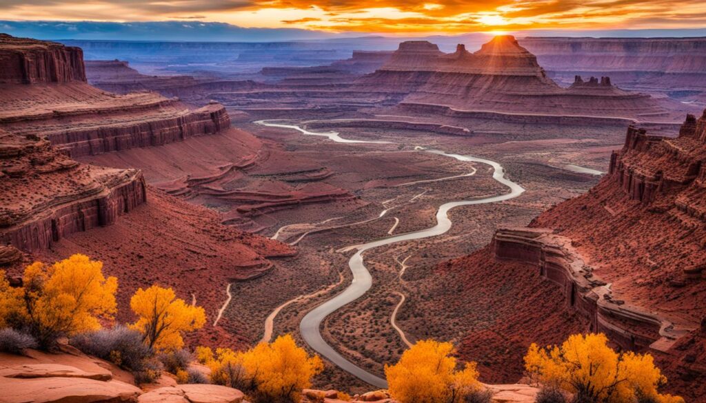 Canyonlands fall colors