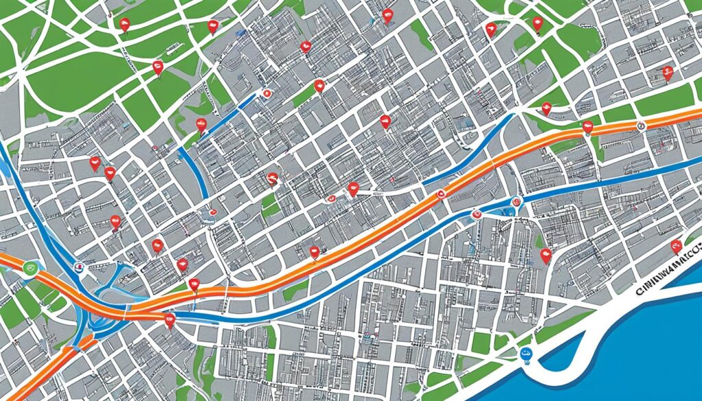 Cincinnati Connector map Cincinnati Connector map