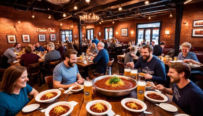 Cincinnati chili dining