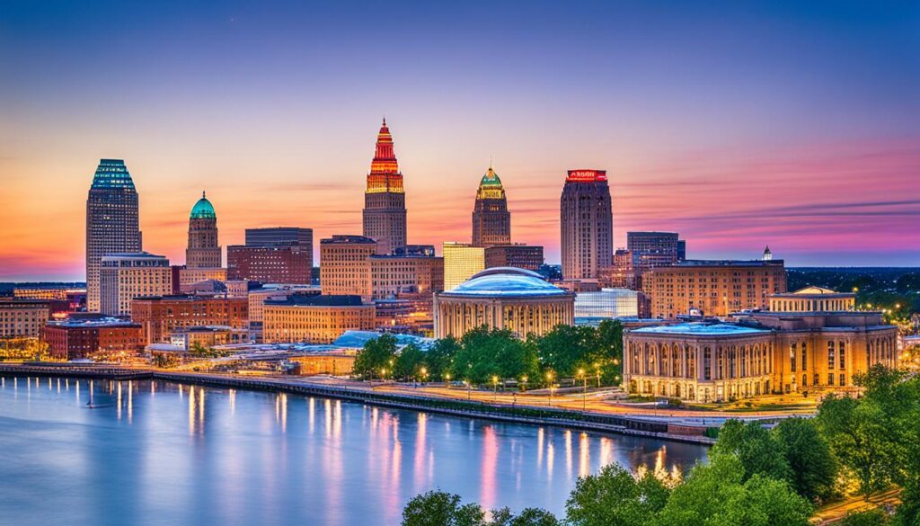 Cleveland cityscape