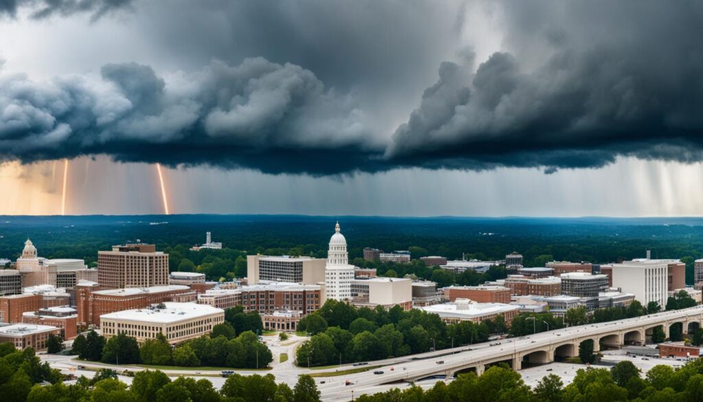 Columbia SC weather patterns