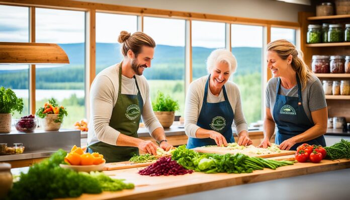 Cooking classes with local Traverse City ingredients