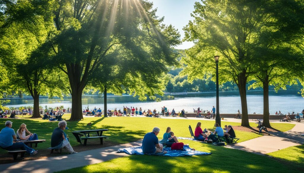 Coolidge Park outdoor relaxation