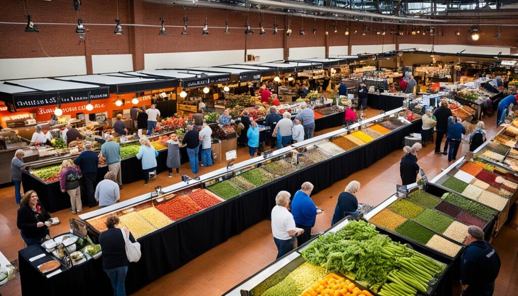 Cultural food exploration at the market Cultural food exploration at the market