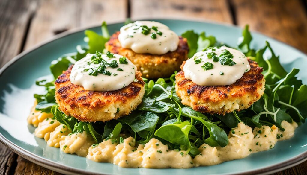 Delicious crab cakes in Baltimore