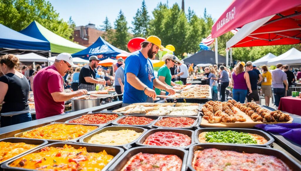 Delicious food options at Park Silly Sunday Market