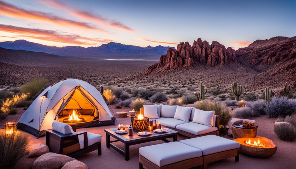 Desert glamping destination