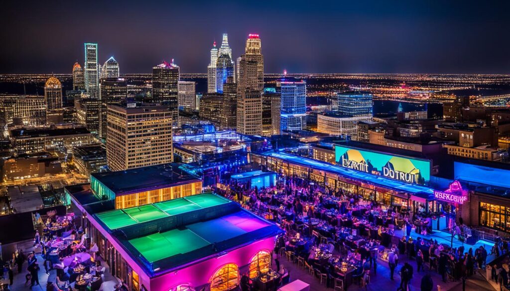 Detroit rooftop dining Detroit rooftop dining