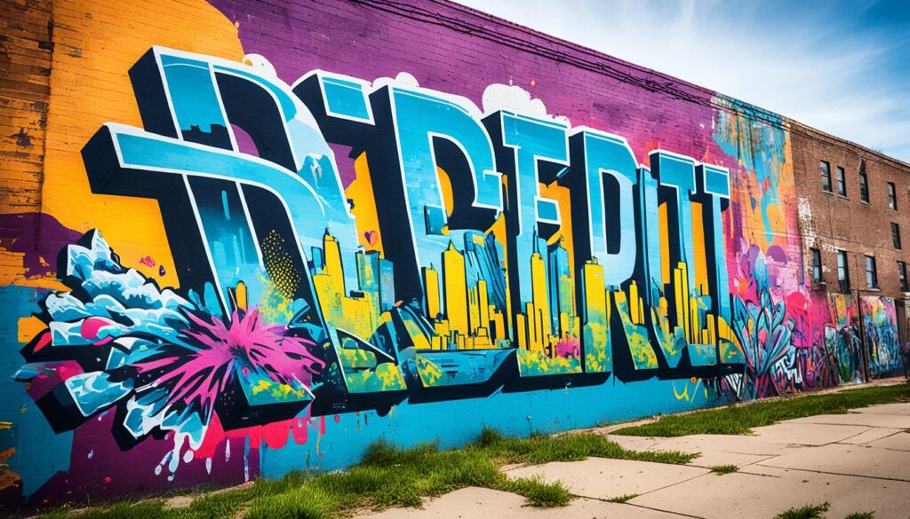 Detroit street art murals