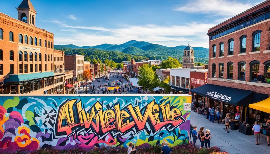 Downtown Asheville arts and culture