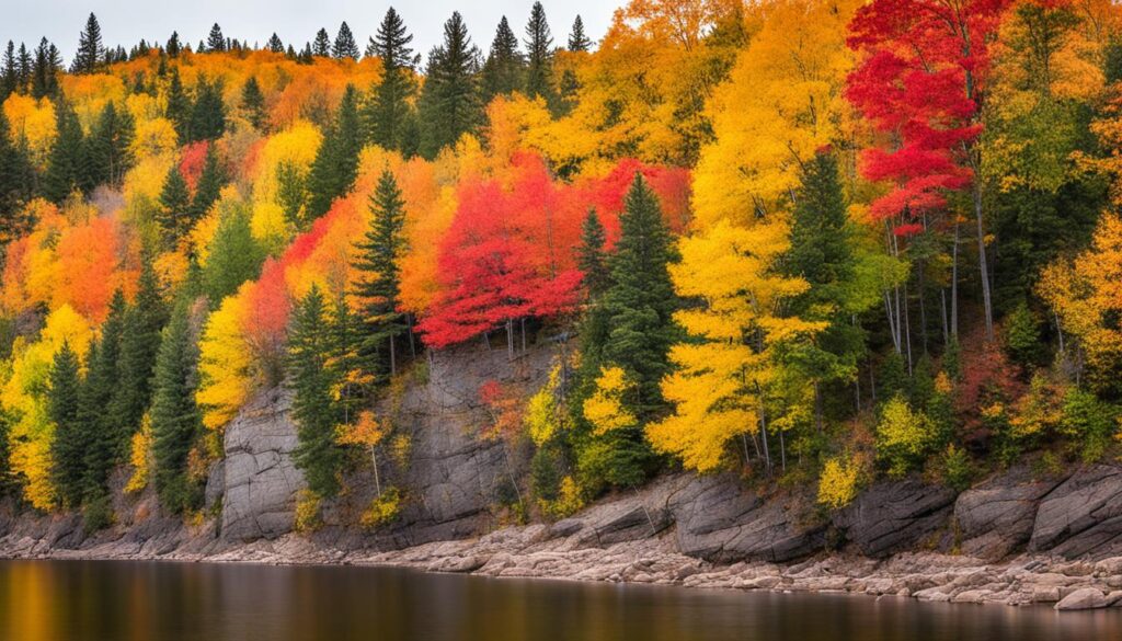 Duluth MN fall foliage season dates