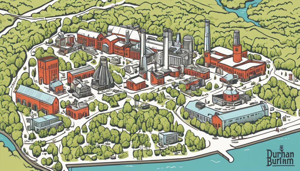 Durham brewery map Durham brewery map