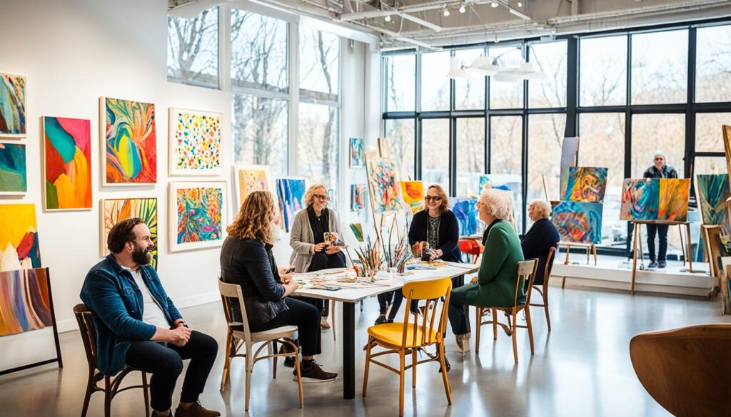 Engage with local artists in Asheville's vibrant art community Engage with local artists in Asheville's vibrant art community
