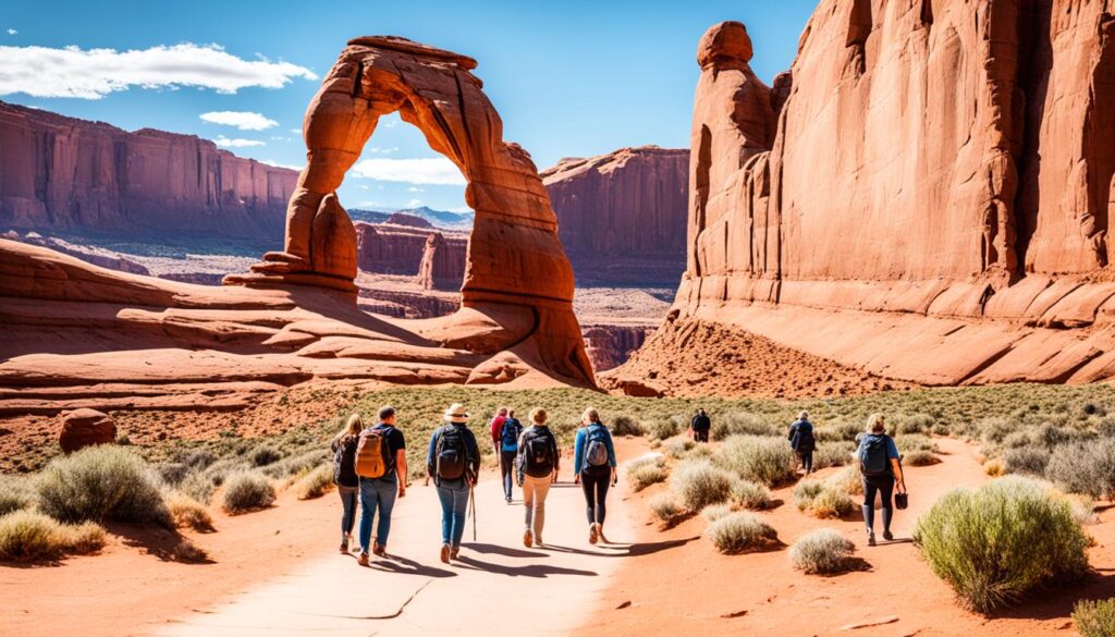 Entrance to Arches National Park