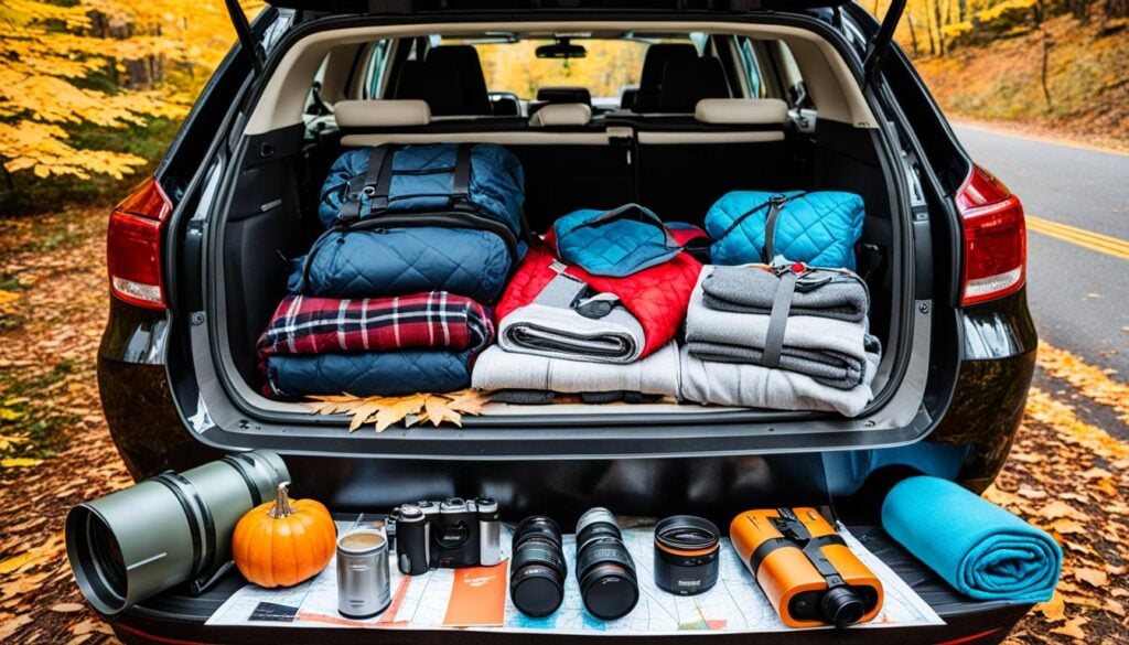 Essential gear for fall foliage drives