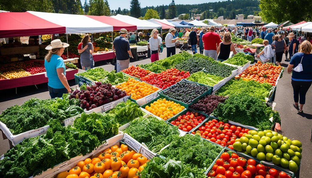 Eugene organic farmers market highlights