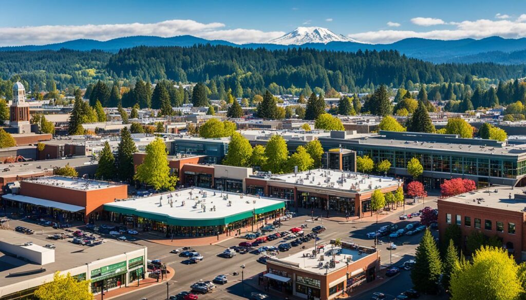 Eugene shopping districts