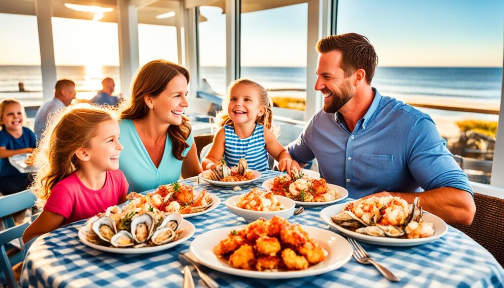 Family-friendly seafood spots in Ocean City