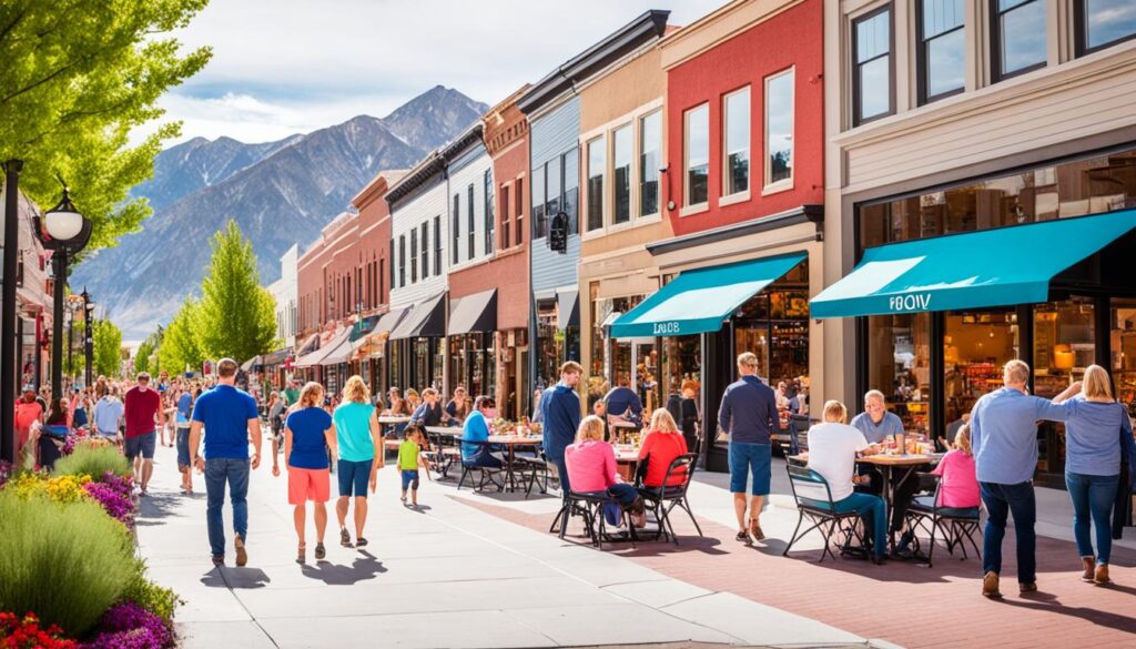 Family-friendly shopping and dining options in Provo