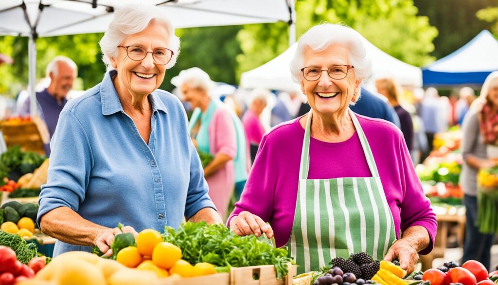 Farmers' market vendors