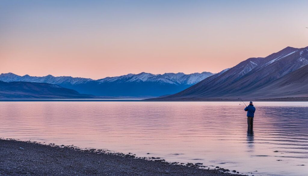 Fishing at Utah Lake