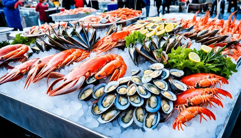 Fresh seafood options in Annapolis Harbor Fresh seafood options in Annapolis Harbor