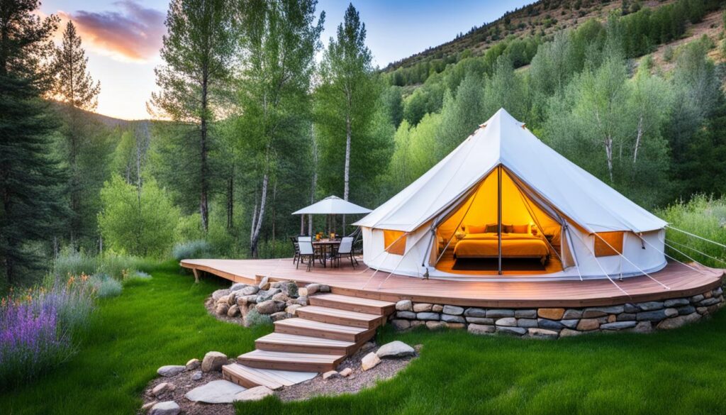 Glamping destinations Utah