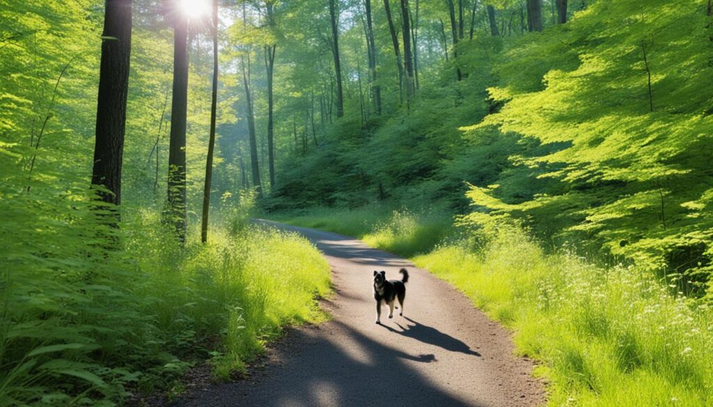 Grand Rapids hiking trails for dogs