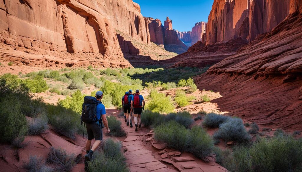 Hiking paradise in Moab Hiking paradise in Moab