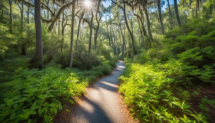 Hiking trails near Myrtle Beach State Park