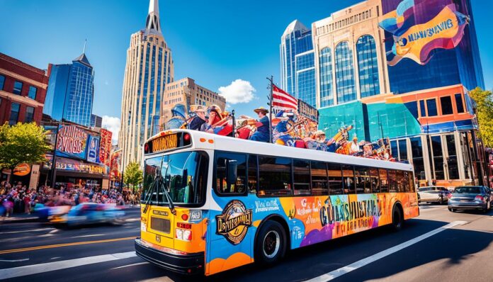 How can I get around Nashville using public transportation?