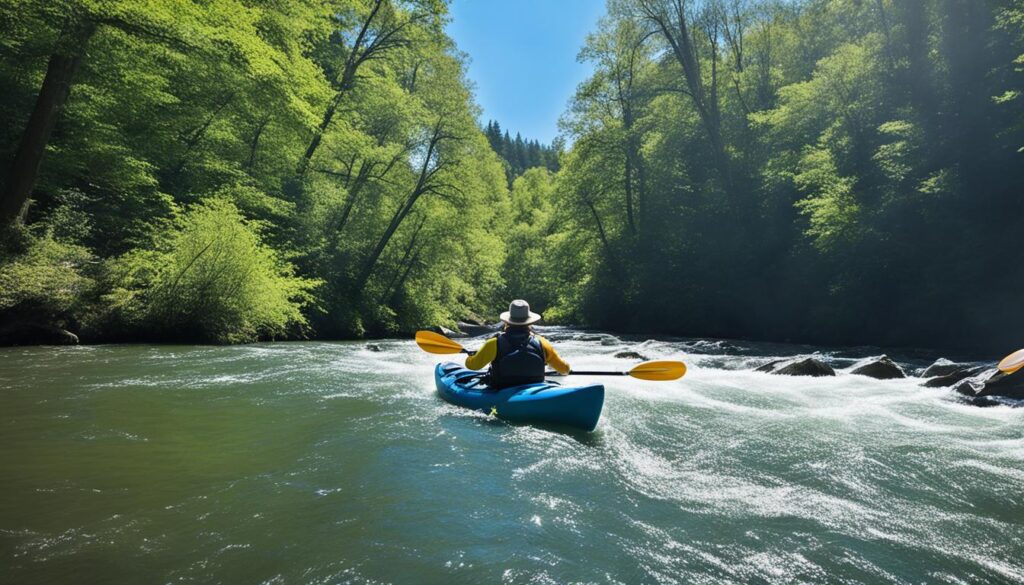 Kayaking on the Mad River