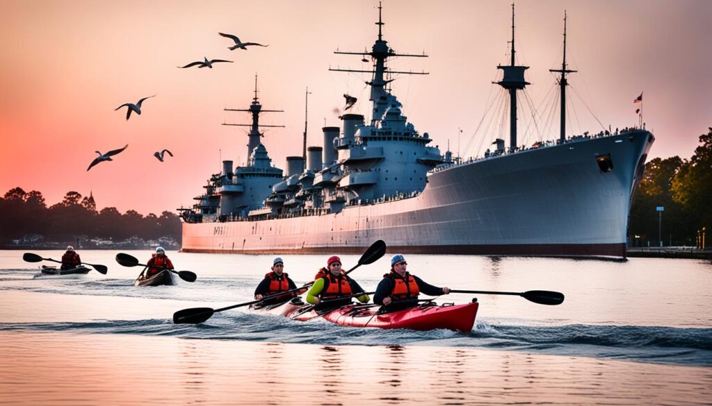 Kayaking tours near Battleship North Carolina Kayaking tours near Battleship North Carolina