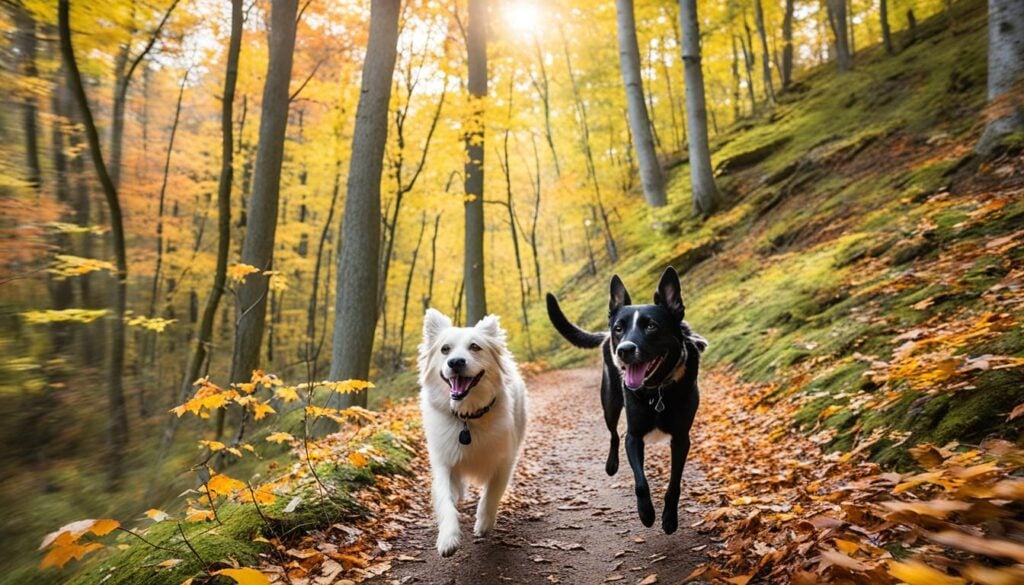 Kent County hiking with dogs