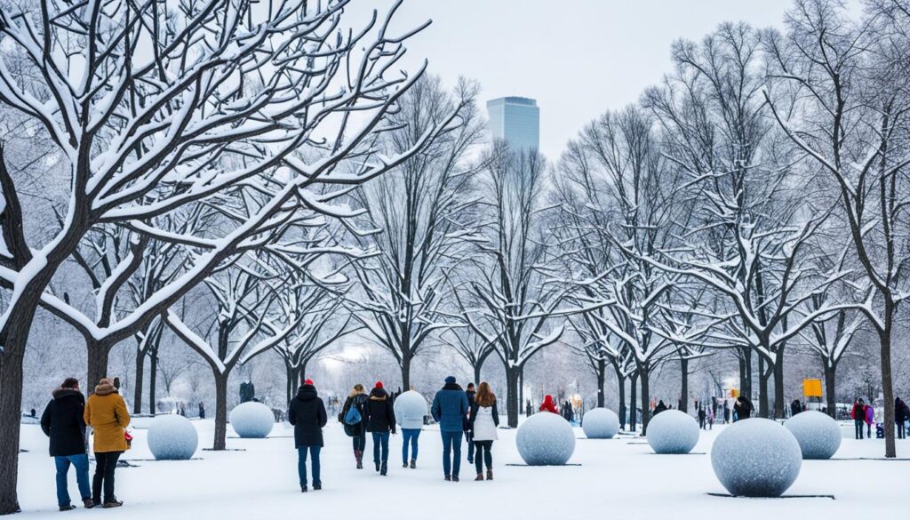 Minneapolis Sculpture Garden winter exhibitions Minneapolis Sculpture Garden winter exhibitions