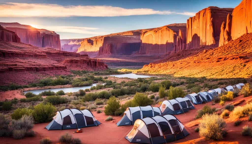 Moab camping locations