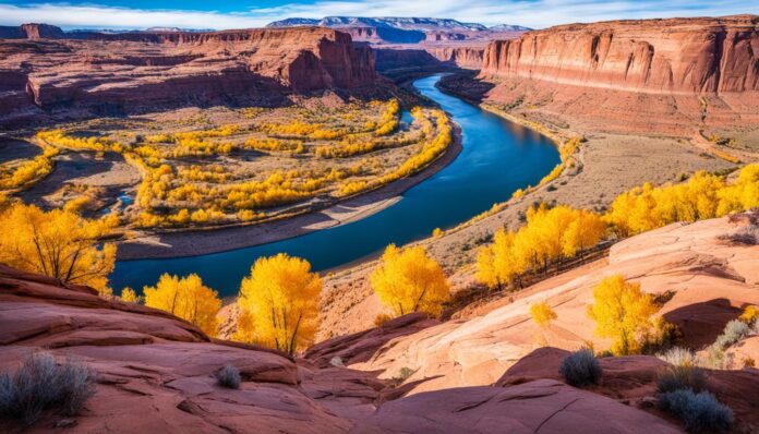 Moab fall foliage photography