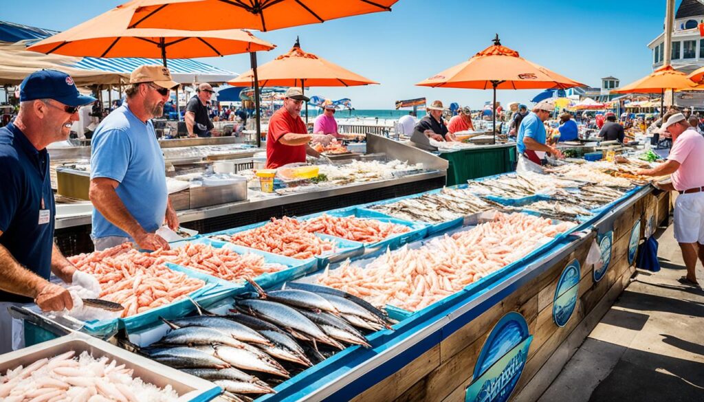 Myrtle Beach seafood market