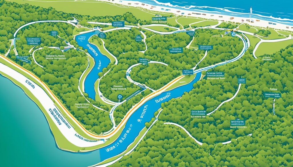Myrtle Beach trail map Myrtle Beach trail map