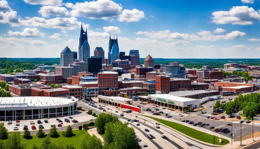 Nashville parking landscape