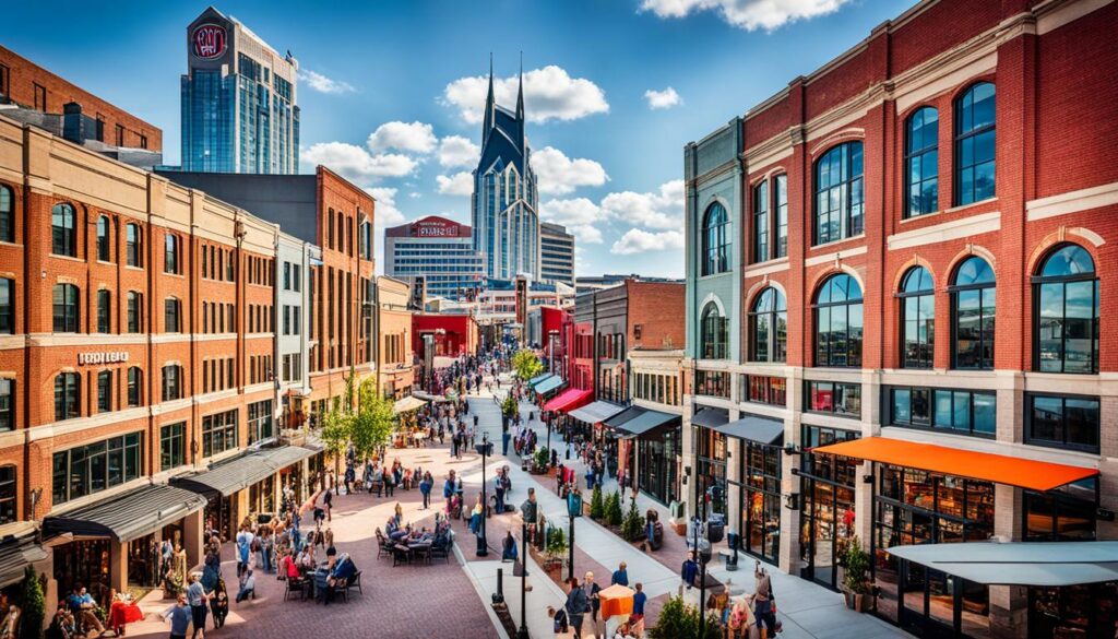 Nashville shopping and dining experiences in The Gulch