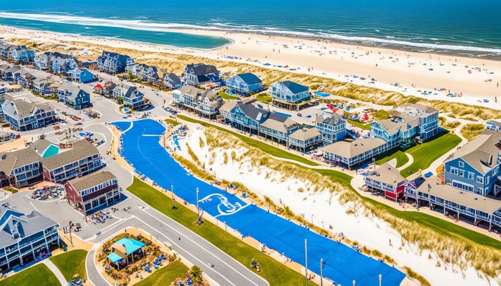Ocean City beach access points Ocean City beach access points