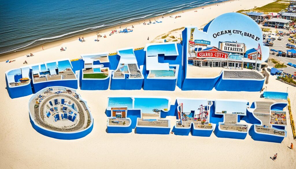 Ocean City beach entrances Ocean City beach entrances