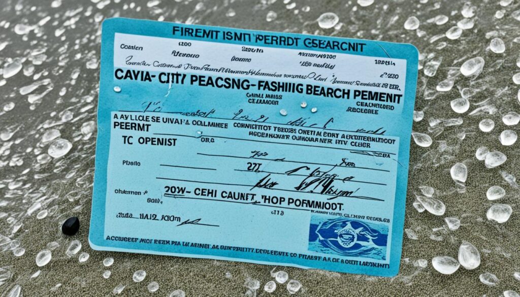 Ocean City beach fishing permits