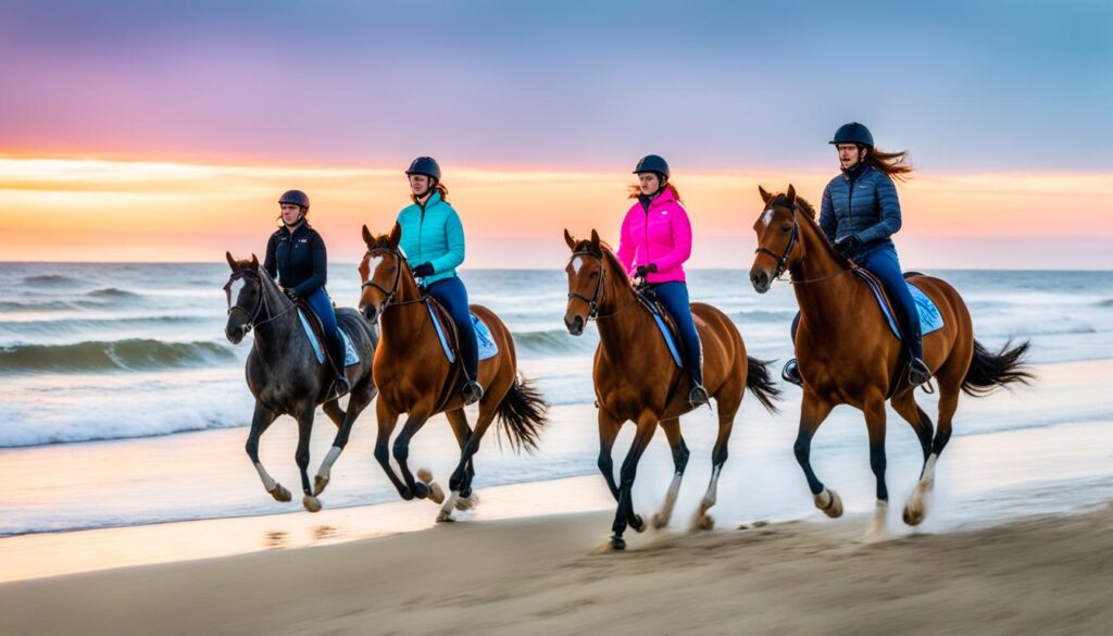 Ocean City horseback riding activities