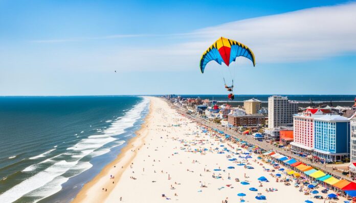 Ocean City kite flying