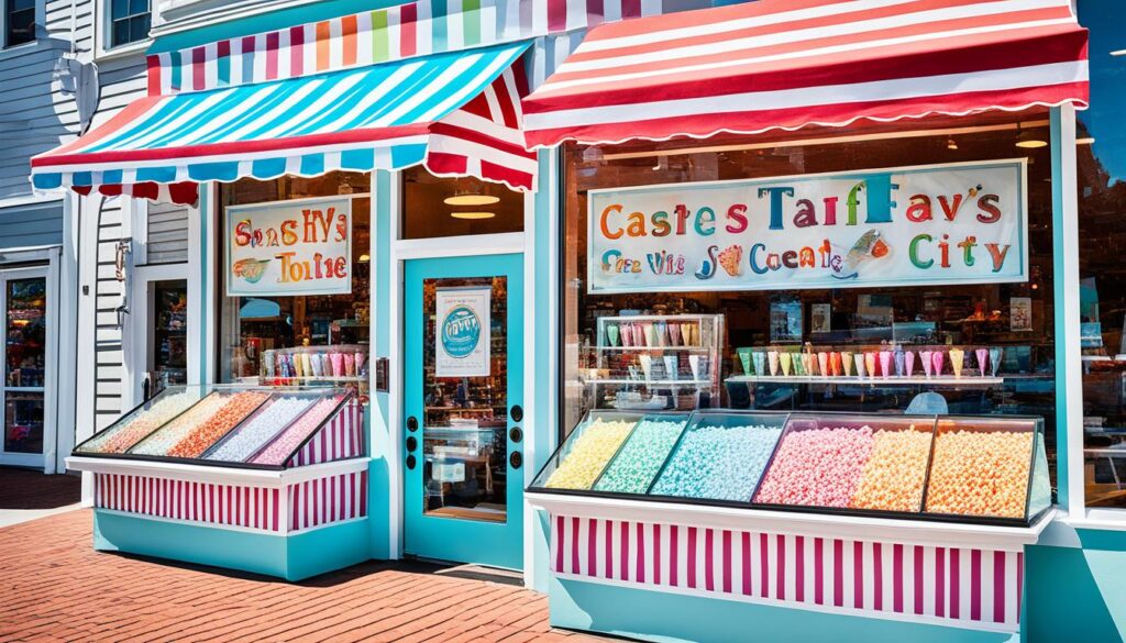 Ocean City taffy shops