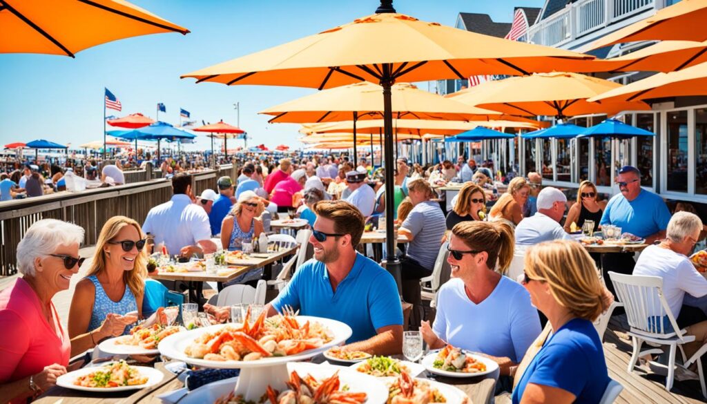 Ocean City waterfront seafood restaurants